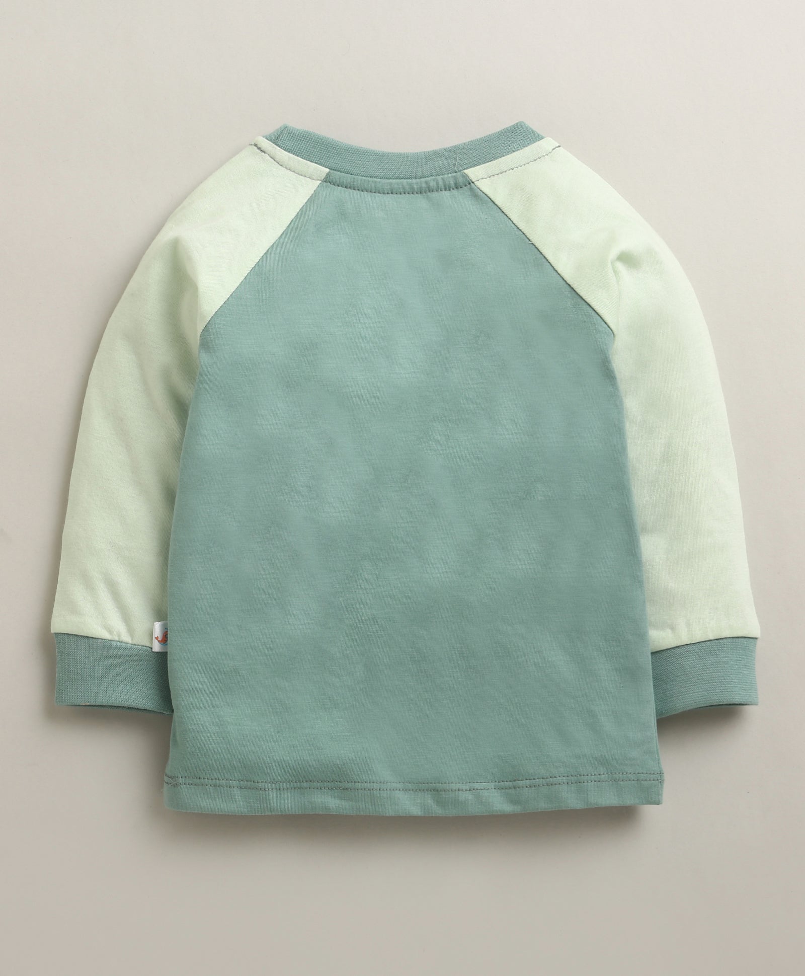 BUMZEE Green Boys Full Sleeves Cotton T-Shirt & Pyjama Set