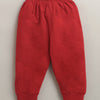 Peach & Red Boys Full Sleeves Cotton T-Shirt & Pyjama Set