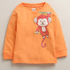 Orange & Mint Boys Full Sleeves Cotton T-Shirt & Pyjama Set