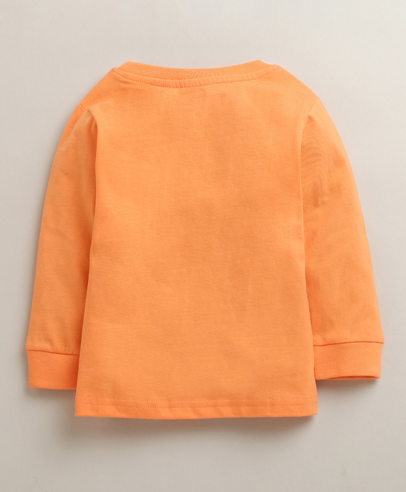 Orange & Mint Boys Full Sleeves Cotton T-Shirt & Pyjama Set