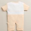 Peach Girls Half Sleeves Thigh Length Romper