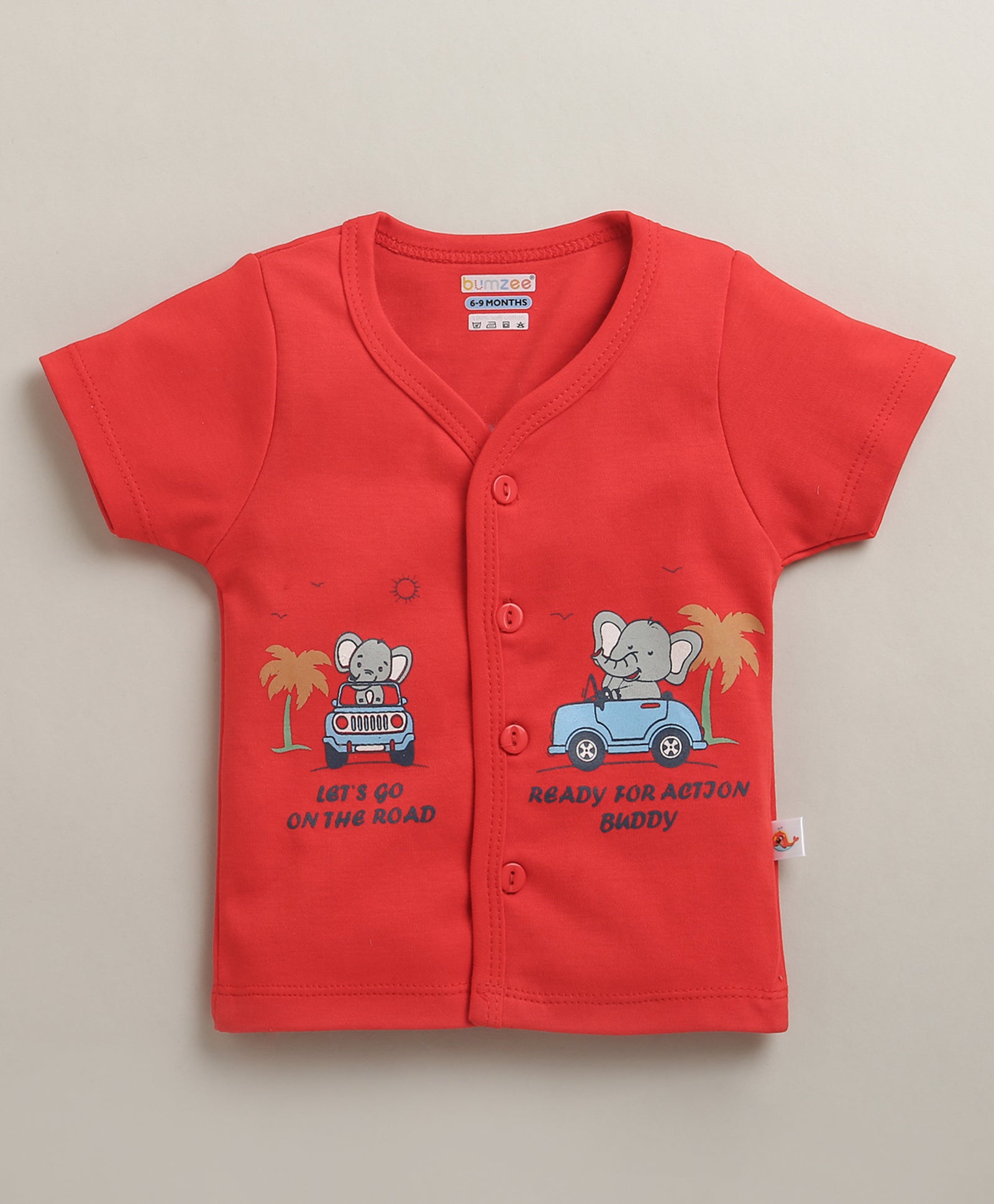 Soft Cotton Jabla & Short Set – Easy Everyday Outfit for Boys | Bumzee