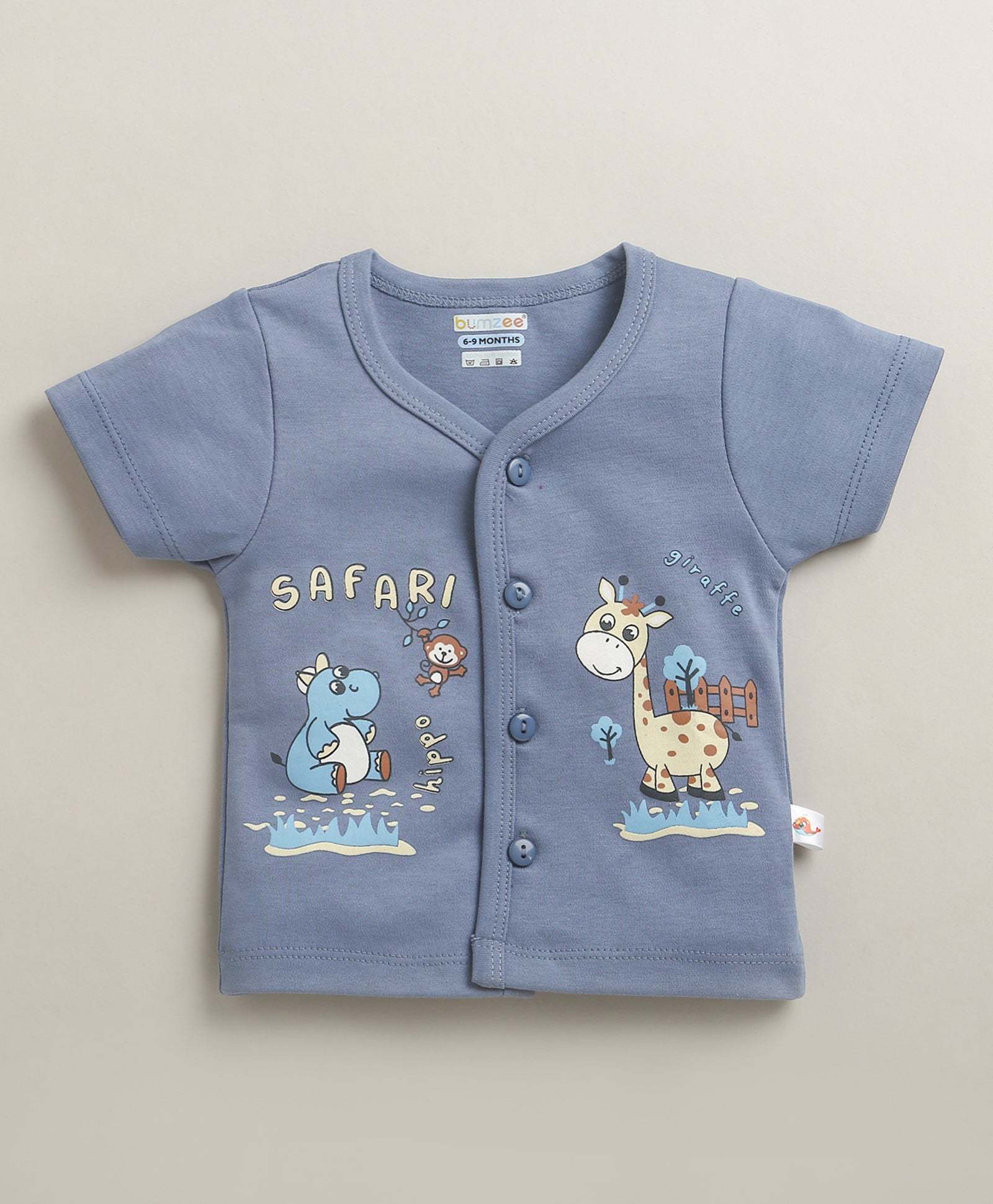 Soft Cotton Jabla & Short Set – Easy Everyday Outfit for Boys | Bumzee
