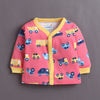 Coral & Yellow Baby Boys Full Sleeves Jabla & Pyjama Set