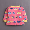 Coral & Yellow Baby Boys Full Sleeves Jabla & Pyjama Set