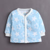 Sky Blue & White Baby Boys Full Sleeves Jabla & Pyjama Set