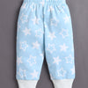 Sky Blue & White Baby Boys Full Sleeves Jabla & Pyjama Set