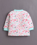 Bumzee Pink & Mint Animal Print Jabla & Pyjama Set, Full Sleeves, 100% Cotton