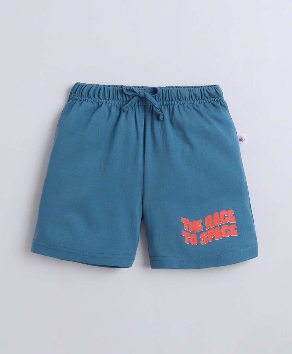 Bumzee Teal Blue Tie & Dye T-Shirt & Short Set, Sleeveless, 100% Cotton