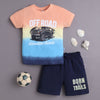 BUMZEE Multi & Navy Boys Half Sleeves T-Shirt & Short Set