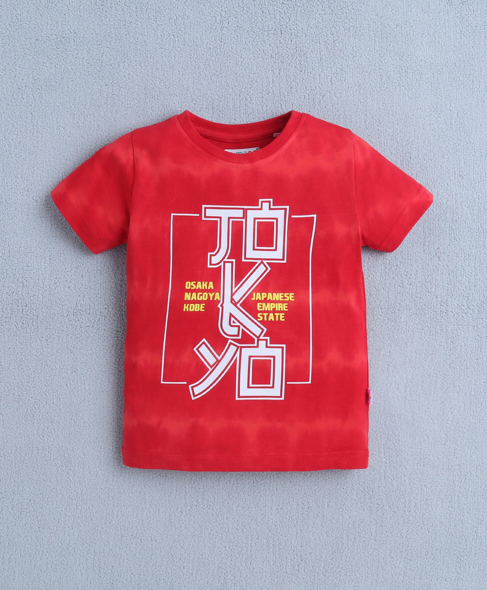 BUMZEE Red & Navy Boys Half Sleeves T-Shirt & Short Set