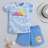 BUMZEE Blue Girls Half Sleeves T-Shirt & Short Set