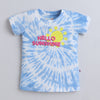 BUMZEE Blue Girls Half Sleeves T-Shirt & Short Set