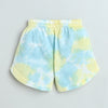 BUMZEE Yellow & Blue Girls Half Sleeves T-Shirt & Short Set