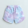 BUMZEE Lavender & Blue Girls Half Sleeves T-Shirt & Short Set