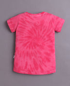Bumzee Pink Animal Print T-Shirt & Pyjama Set, Half Sleeves, 100% Cotton