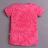 Pink Girls Half Sleeves Cotton T-Shirt & Pyjama Set