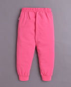 Bumzee Pink Animal Print T-Shirt & Pyjama Set, Half Sleeves, 100% Cotton