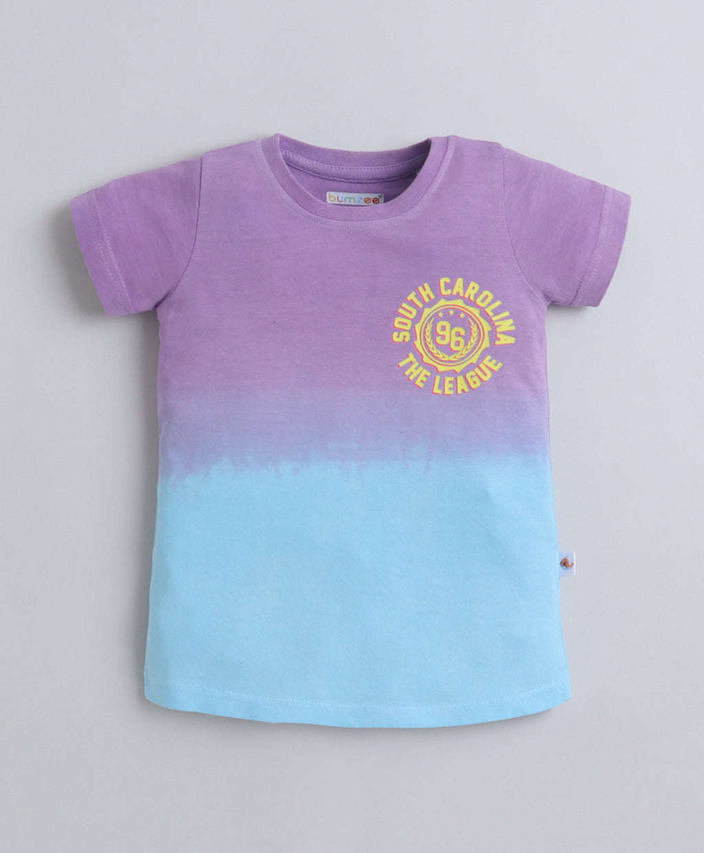 Bumzee Lilac Animal Print T-Shirt & Pyjama Set, Half Sleeves, 100% Cotton (Style Peb11253)