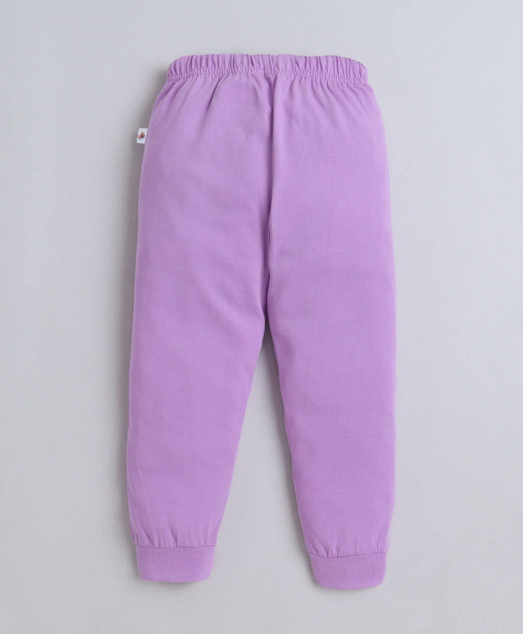 Bumzee Lilac Animal Print T-Shirt & Pyjama Set, Half Sleeves, 100% Cotton (Style Peb11253)