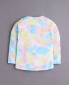 Bumzee Multi Tie & Dye T-Shirt & Pyjama Set, Full Sleeves, 100% Cotton (Style Peb11255)