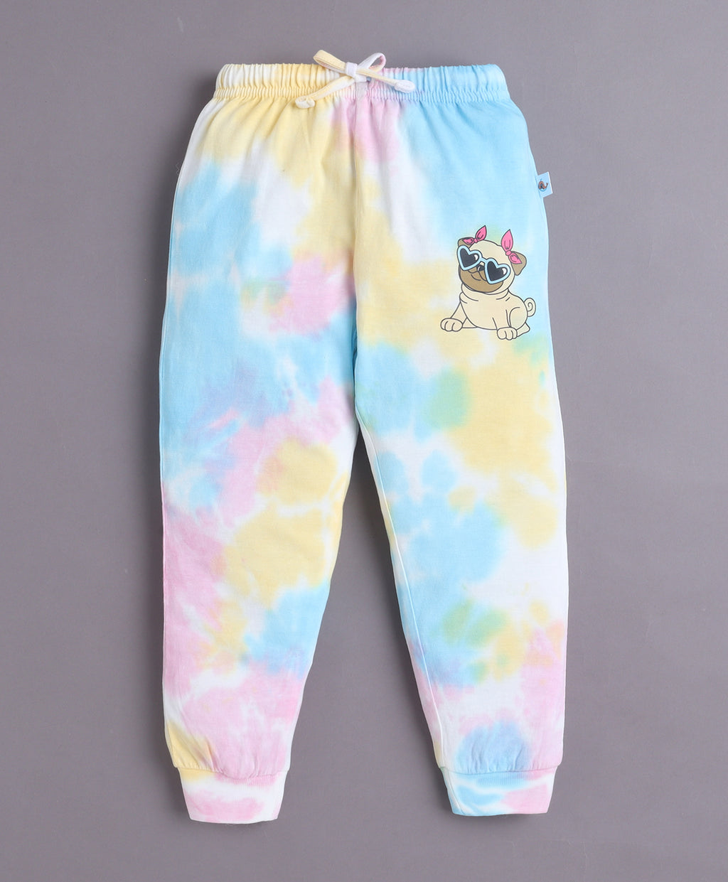 Bumzee Multi Tie & Dye T-Shirt & Pyjama Set, Full Sleeves, 100% Cotton (Style Peb11255)