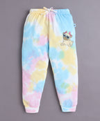 Bumzee Multi Tie & Dye T-Shirt & Pyjama Set, Full Sleeves, 100% Cotton (Style Peb11255)