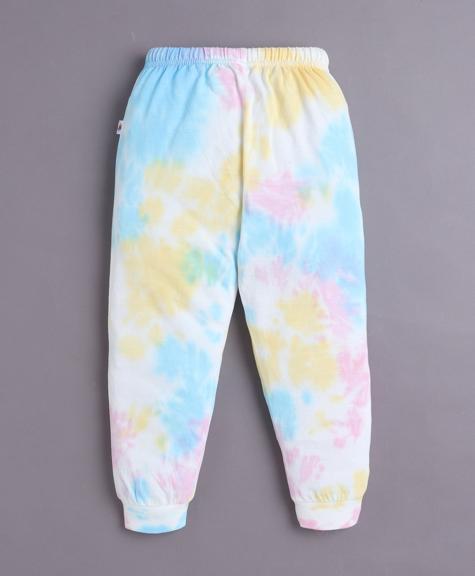 Multi Girls Full Sleeves Cotton T-Shirt & Pyjama Set