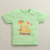 BUMZEE Green & Mint Green Boys Half Sleeves Cotton T-Shirts Pack Of 2