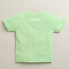 BUMZEE Green & Mint Green Boys Half Sleeves Cotton T-Shirts Pack Of 2