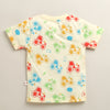 BUMZEE Cream Boys Half Sleeves T-Shirt & Short Set