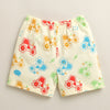 BUMZEE Cream Boys Half Sleeves T-Shirt & Short Set