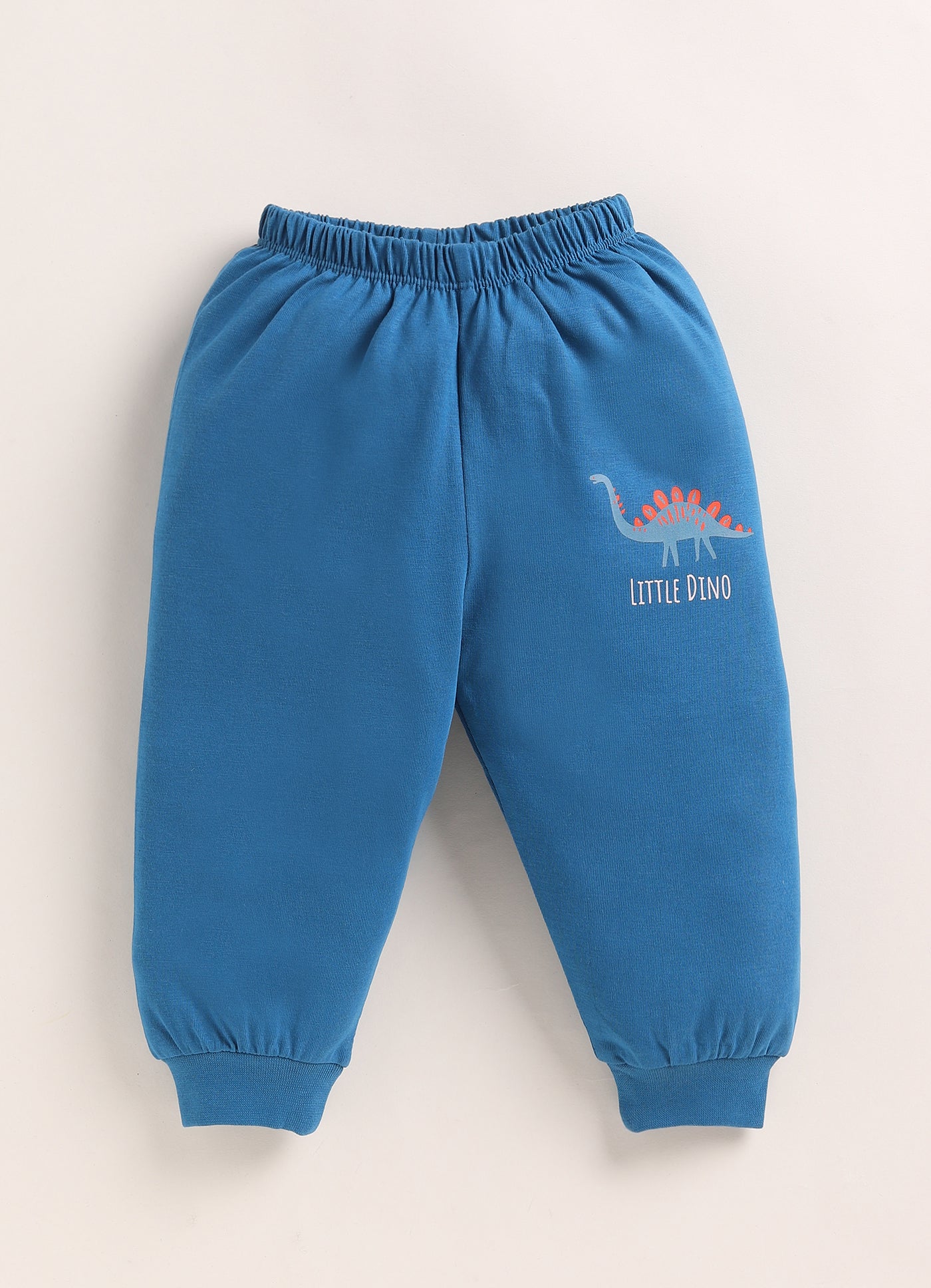Navy & White Boys Full Sleeves Cotton T-Shirt & Pyjama Set
