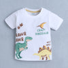 BUMZEE Navy & White Boys Half Sleeves T-Shirt & Short Set Pack of 2