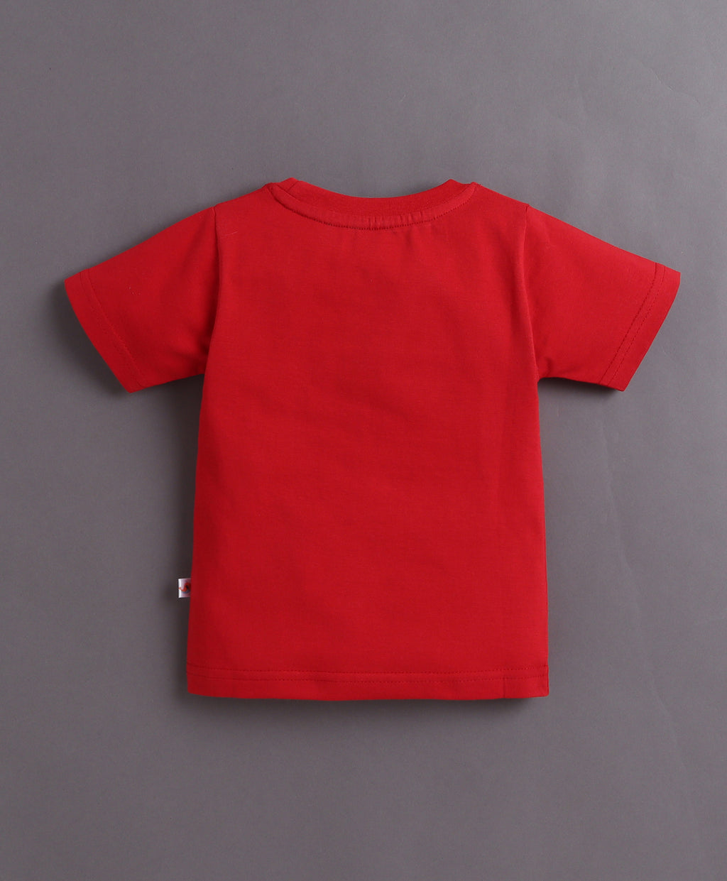 Bumzee Red & Cream Animal Print T-Shirt & Short Set, Pack of 2, Half Sleeves