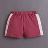 BUMZEE Green & Dusty Pink Girls Half Sleeves T-Shirt & Short Set Pack of 2