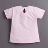 BUMZEE Pink & Beige Girls Half Sleeves T-Shirt & Short Set Pack of 2