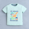 BUMZEE Mint & Navy Boys Half Sleeves T-Shirt & Short Set