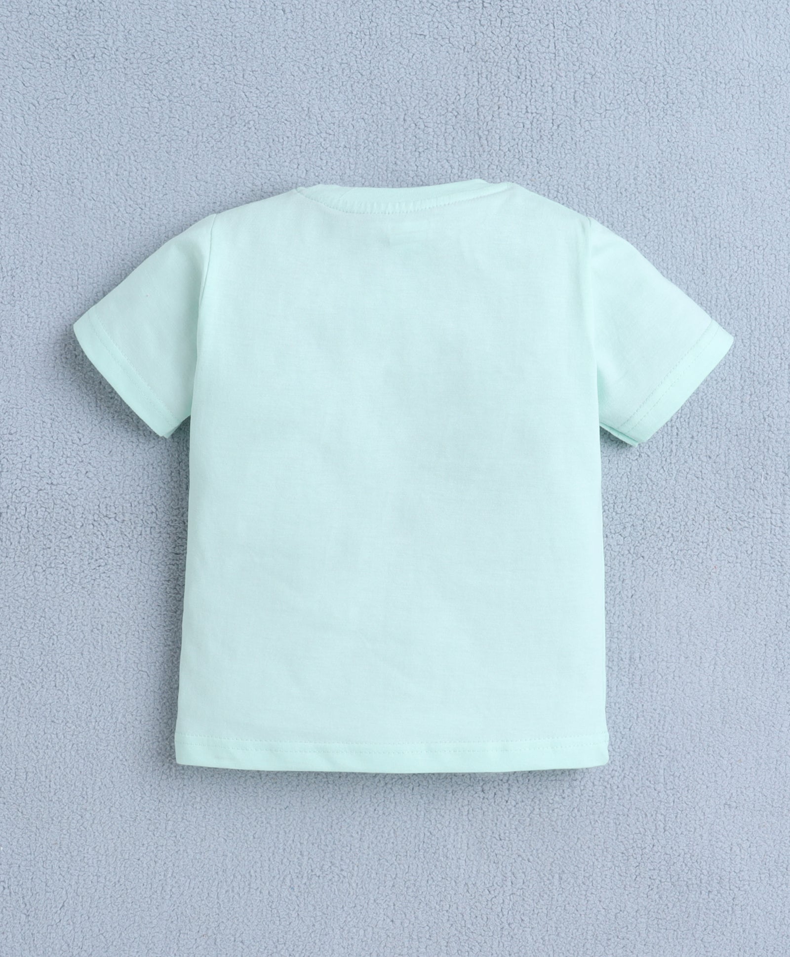 BUMZEE Mint & Navy Boys Half Sleeves T-Shirt & Short Set