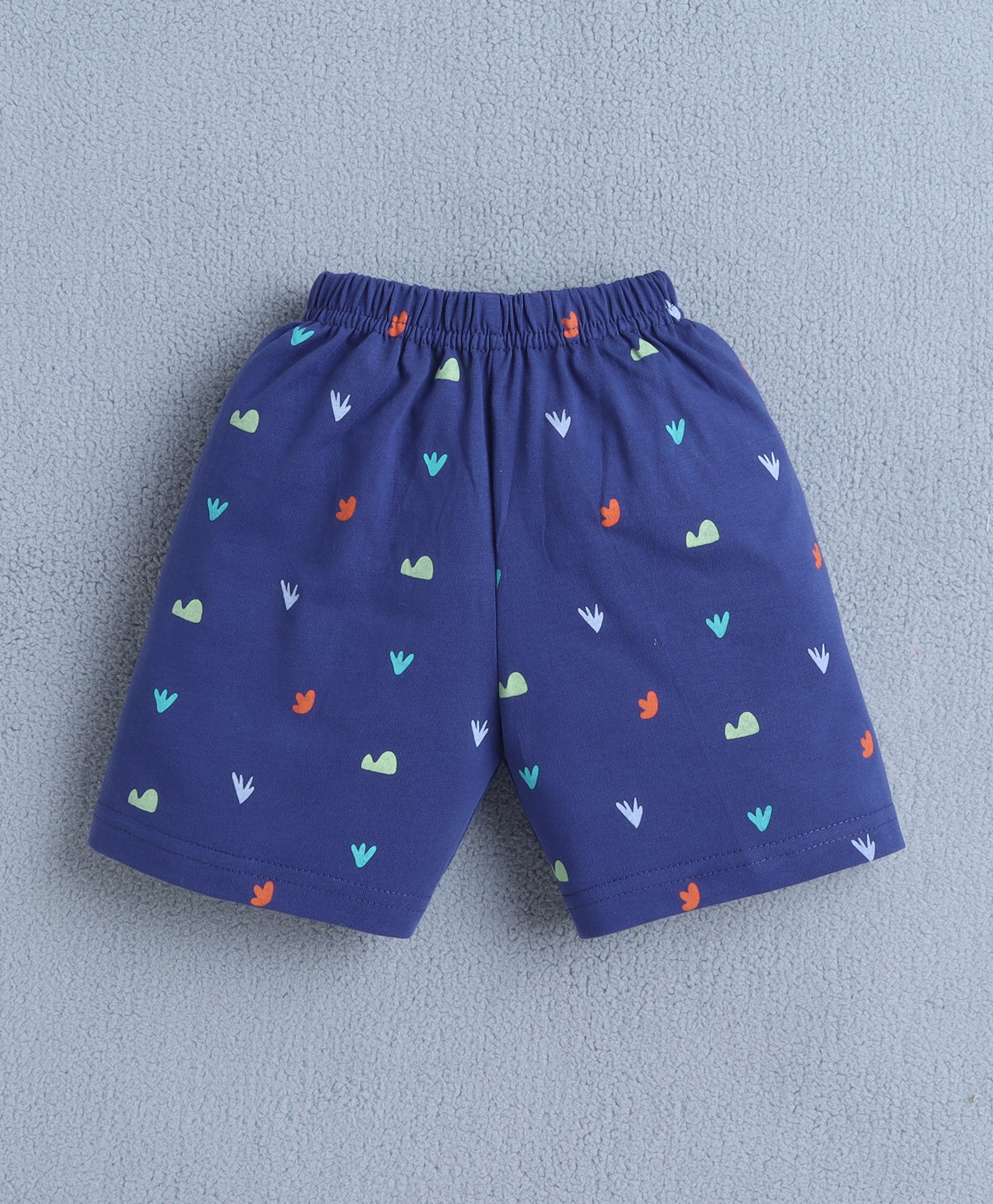 BUMZEE Mint & Navy Boys Half Sleeves T-Shirt & Short Set