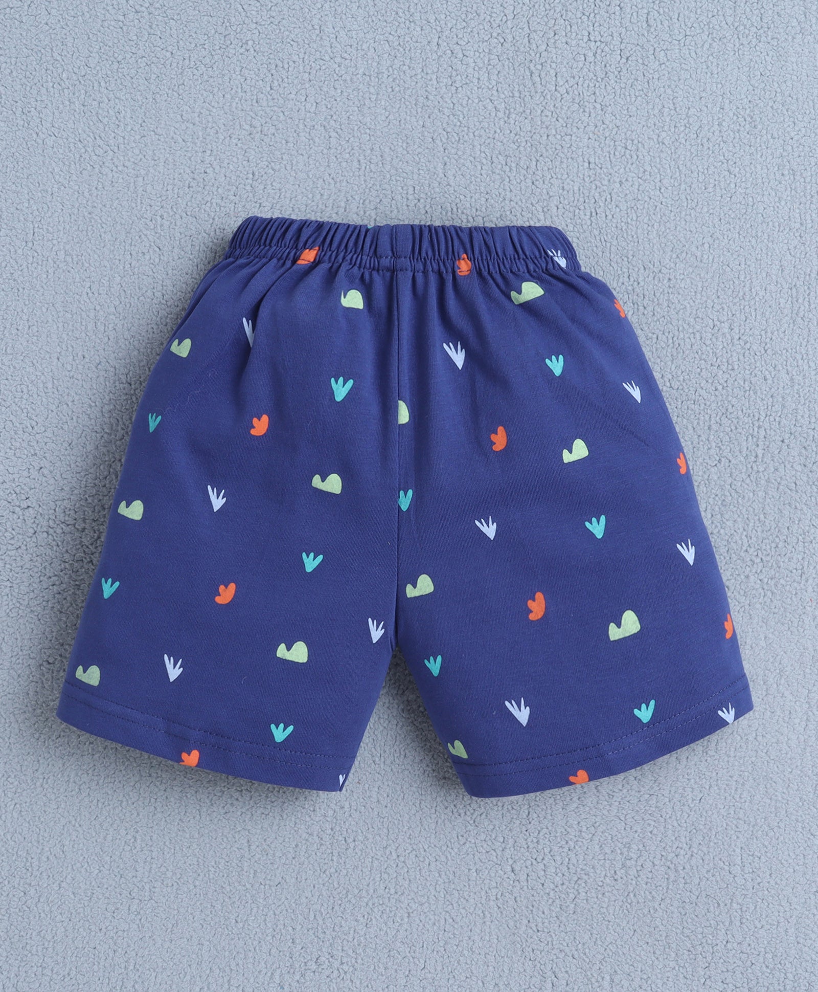 BUMZEE Mint & Navy Boys Half Sleeves T-Shirt & Short Set