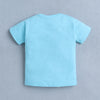 BUMZEE Blue & Orange Boys Half Sleeves T-Shirt & Short Set