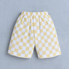 BUMZEE Yellow & White Boys Half Sleeves T-Shirt & Short Set