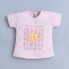BUMZEE Pink Girls Half Sleeves T-Shirt & Short Set