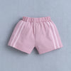 BUMZEE Pink Girls Half Sleeves T-Shirt & Short Set