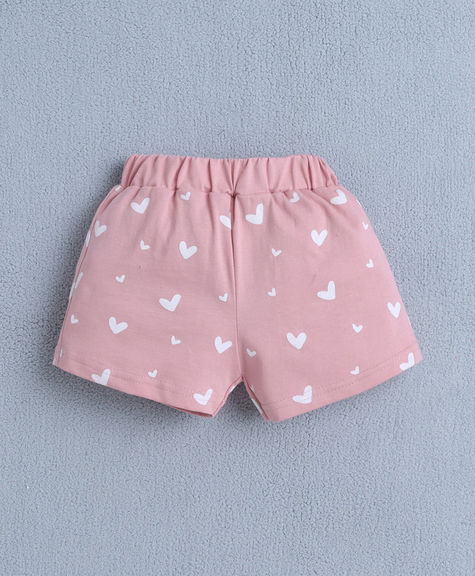 BUMZEE Green & Pink Girls Half Sleeves T-Shirt & Short Set