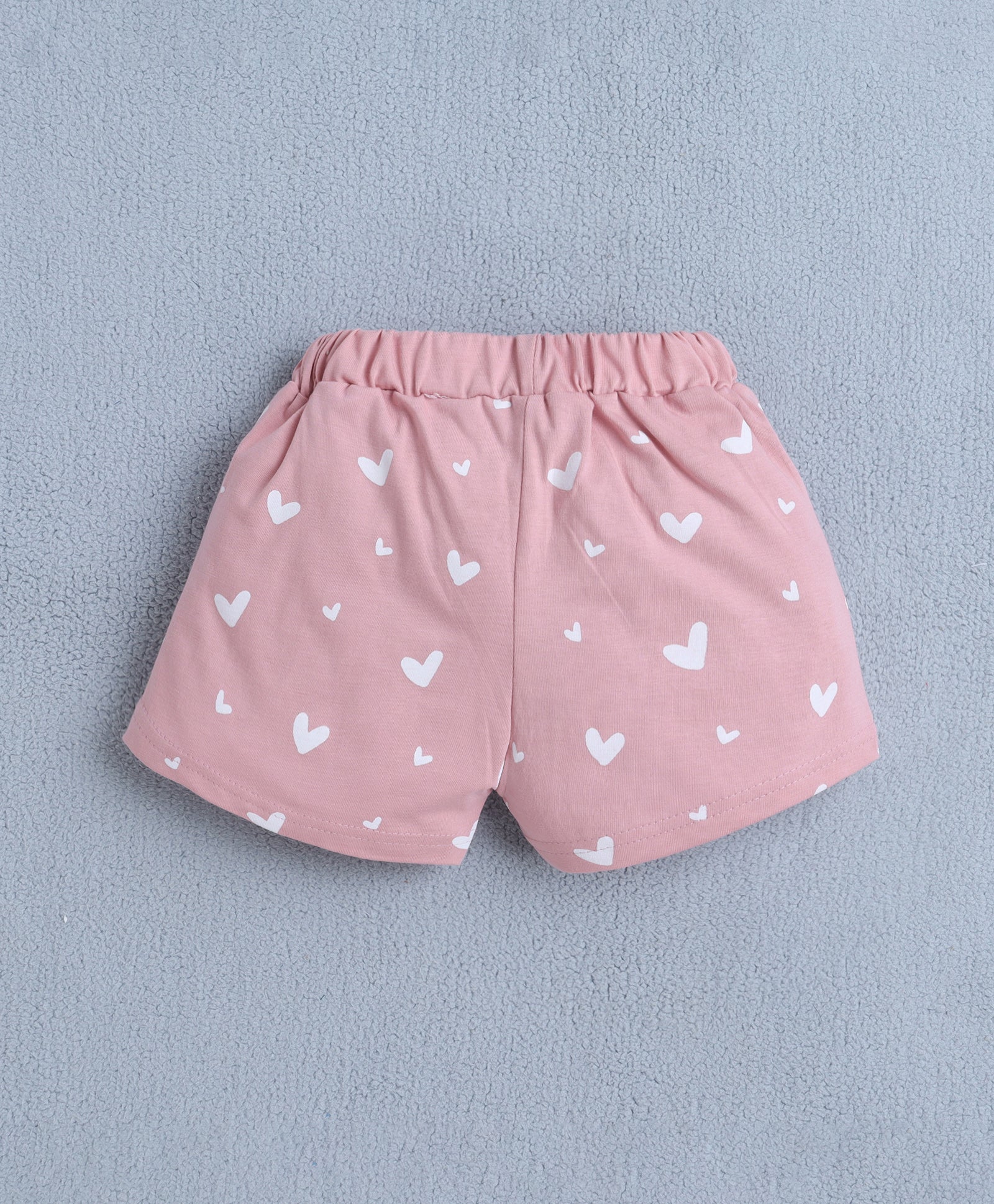 BUMZEE Green & Pink Girls Half Sleeves T-Shirt & Short Set