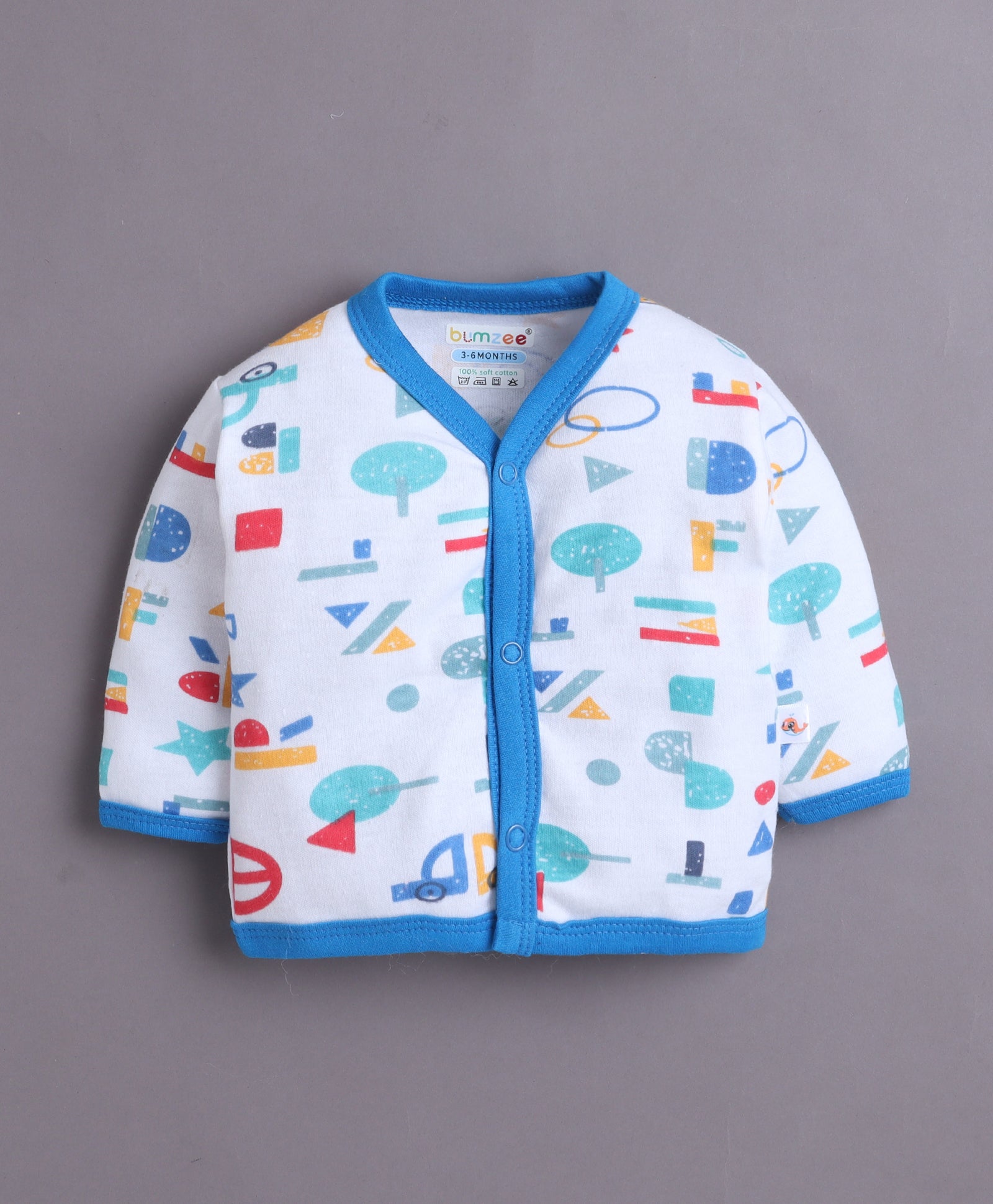 Boys Full Sleeves Jabla Blue & White Pack of 3