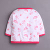 Girls Full Sleeves Jabla White & Baby Pink Pack of 3