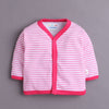 Girls Full Sleeves Jabla White & Baby Pink Pack of 3